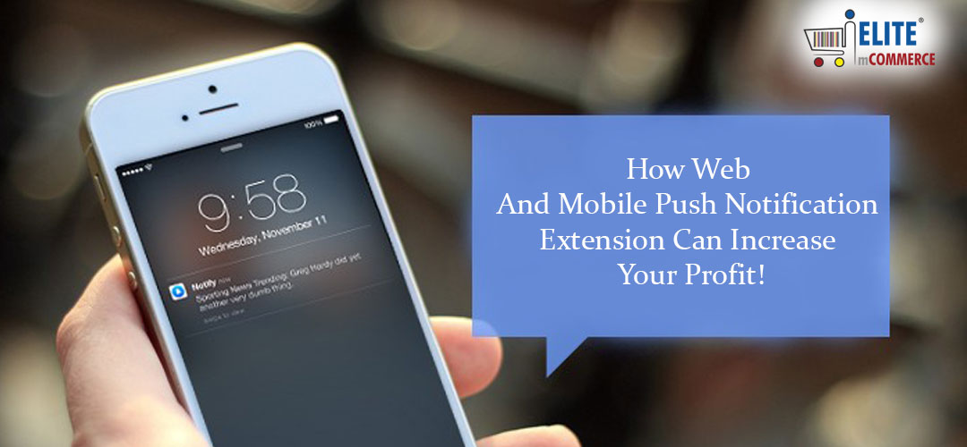 Web and Mobile push notification to increase profit