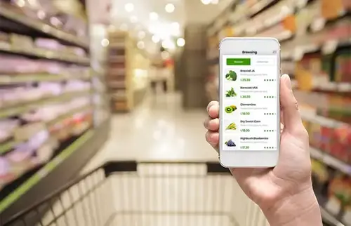 Elite Grocery App mobile application interface