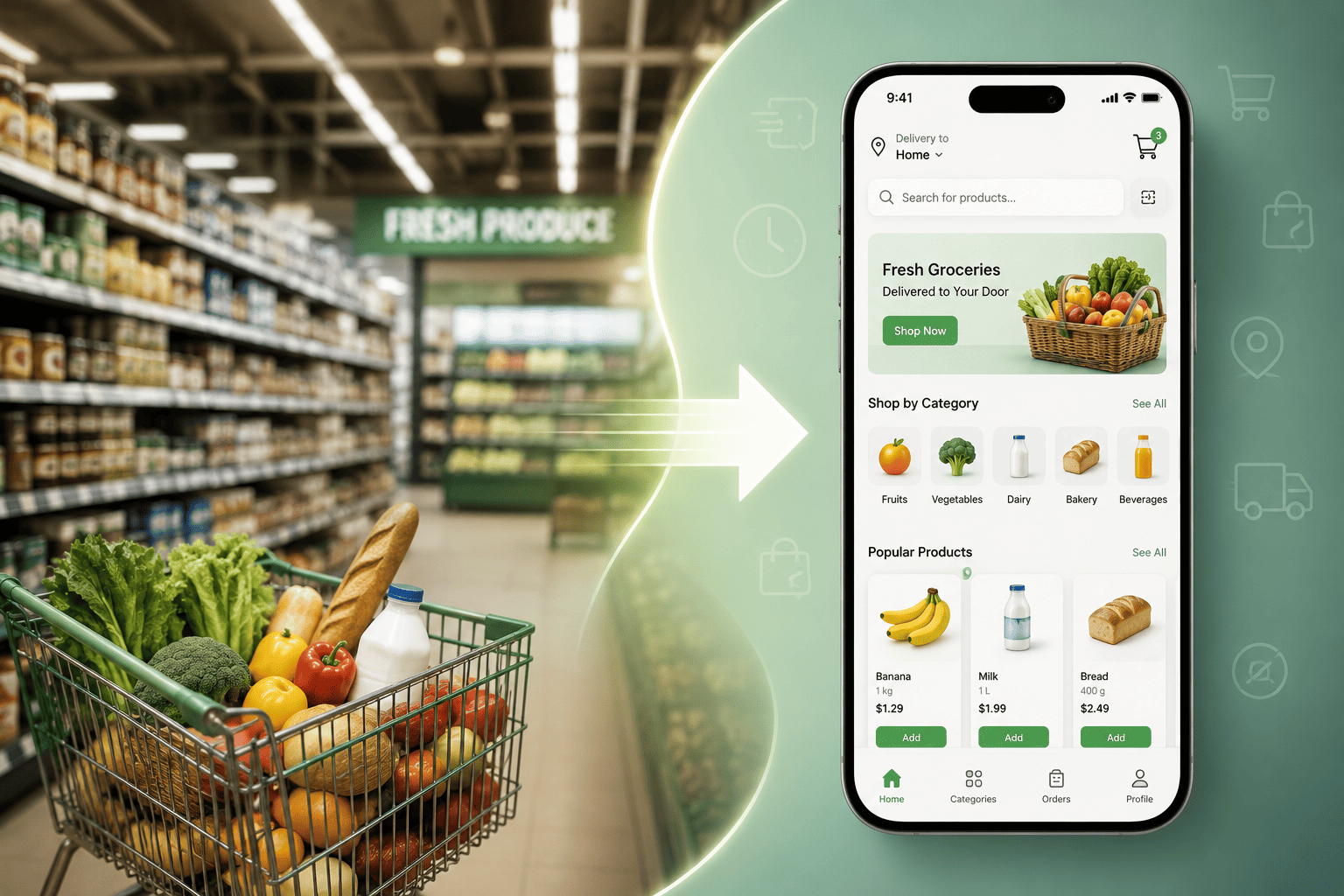 Grocery app development company